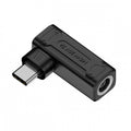 140W 100W DC Jack 7.4x5.0mm Input to USB-C Type-C Angled 90 Degree Power Plug Charge Adapter for Laptop Phone UC-066-7450MM
