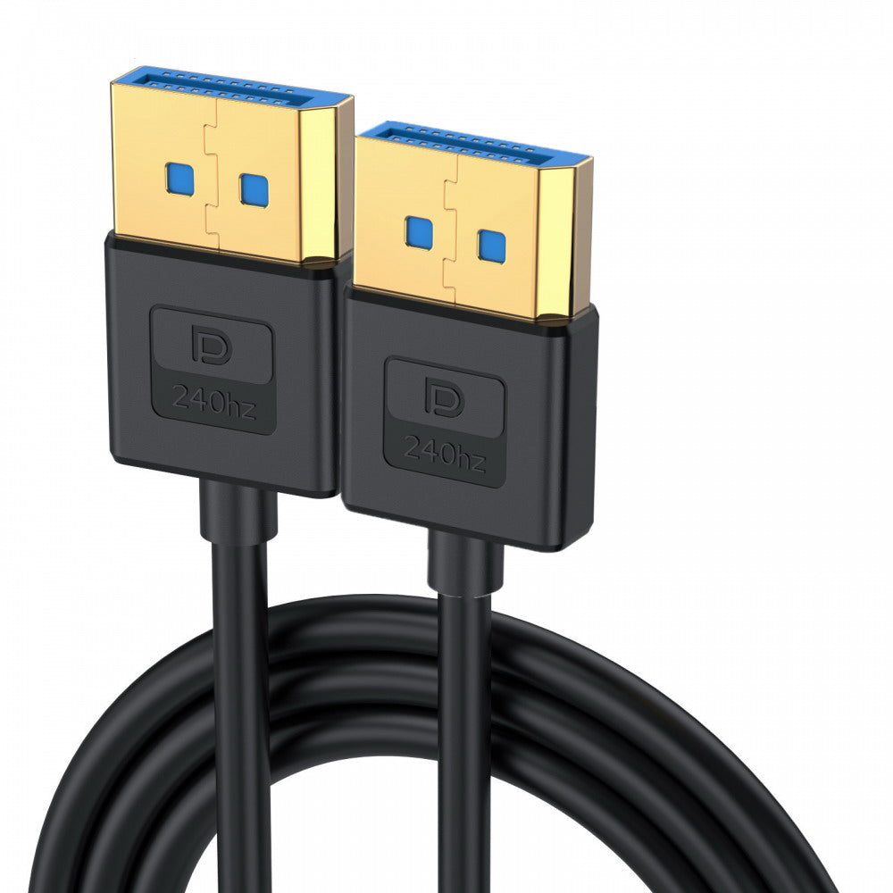 Ultrafine DisplayPort 1.4 DP to DP Cable 8K 60hz Cable Ultra-HD UHD 4K 144hz for Desktop Laptop Monitor Graphics Card 100cm DP-011-BK