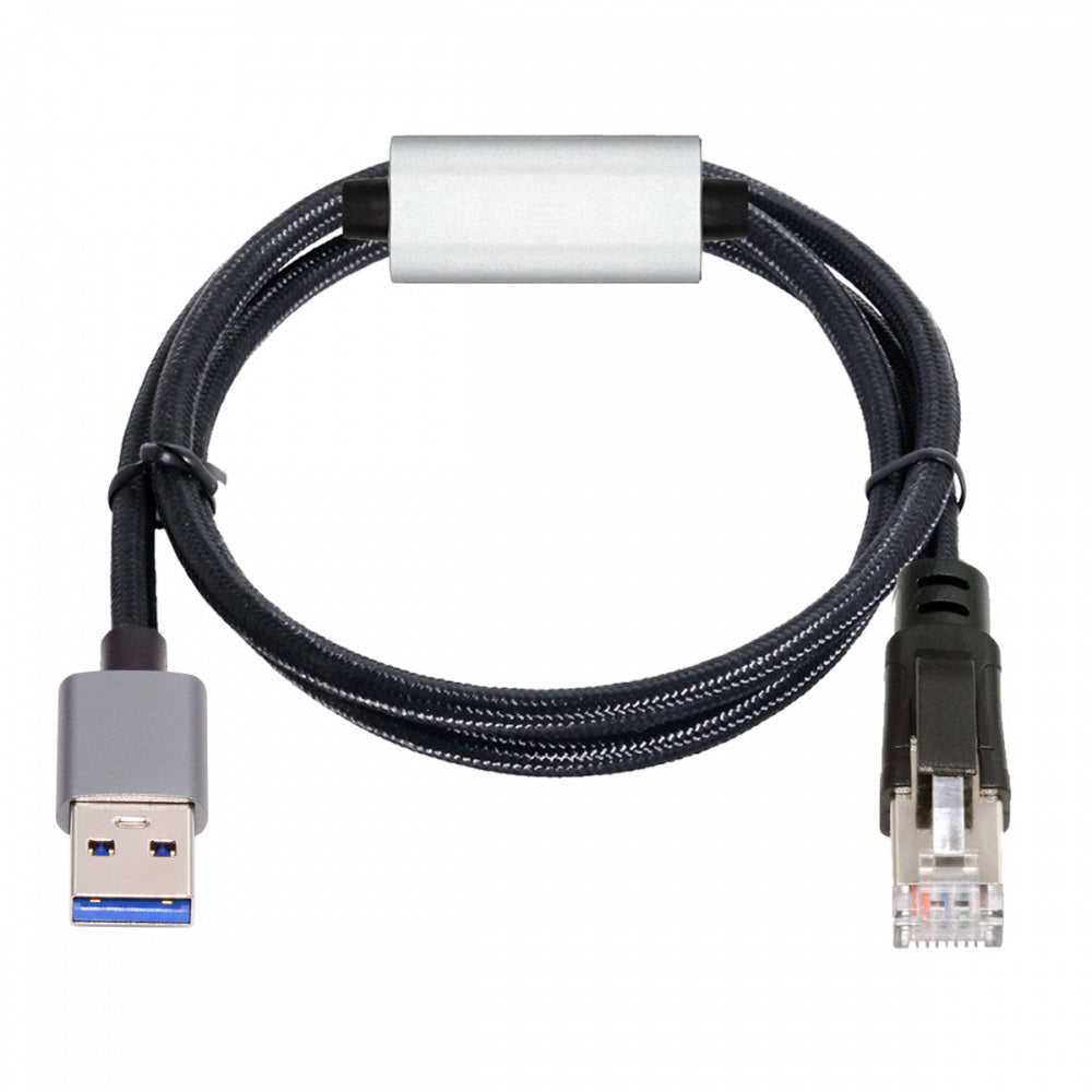 USB to Ethernet Cable USB3.0 Type-A to RJ45 Male Cord Directly Connected 1000Mbps Gigabit LAN Network Compatible with USB2.0 UT-024-AM