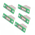 5pcs/set DIY OEM USB Type-A Female Socket Connector with Panel Mount Solder Type CN-014-AF