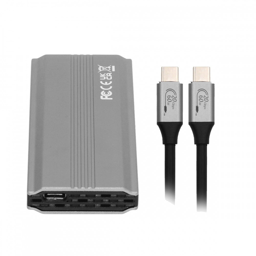 Chenyang Type-C USB3.2 USB4 20Gbps to M-key M.2 NGFF NVME SATA SSD PCBA Enclosure 2280/2242/2260mm RTL9220