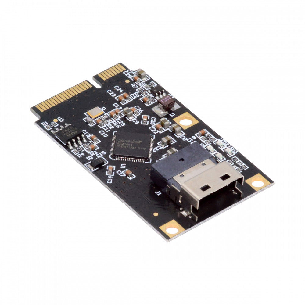 Mini PCI-E PCI Express to Slimline SFF-8654 SATA 3.0 Four Ports Adapter Converter 6Gbps Disk Extension Card for SSD