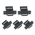 5pcs/set DIY OEM Type C Female Socket Connector to 6Pin PCBA Pinout Vertical Scew Mount Type DC 5V/20V PD Power
