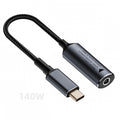 DC Jack 4.5X3.0mm Input to USB-C Type-C Power 140W Charge Cable for Laptop Phone PD9V 5V 20V7A
