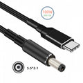 100W Type C USB-C Input to 20V DC 5.5*2.1mm Output Power 20V 5A 65W PD Charge Cable for Laptop