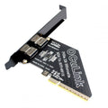 PCI-Express 4.0 PCIE 8x Detachable to Dual Oculink SFF-8612 SFF-8611 VROC Raid0 Adapter for U.2 SSD eGPU External Graphics Card Dock