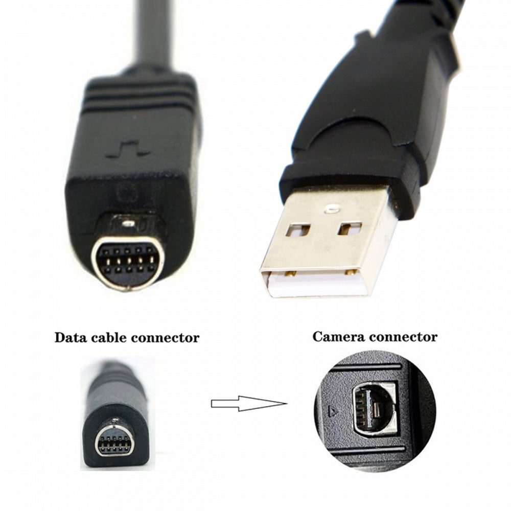 USB2.0 Type-A Host to Camcorder 10Pin Data Power Cable VMC-15FS for 10Pin DCR-705E 602E SR42 605E HC46E DVD7E 803E 805E