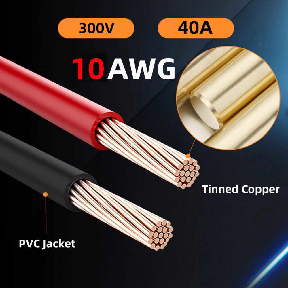 XT90 Male to Female 10AWG Extension Cable Connector for RC Battery Portable Power Station Solar Panel