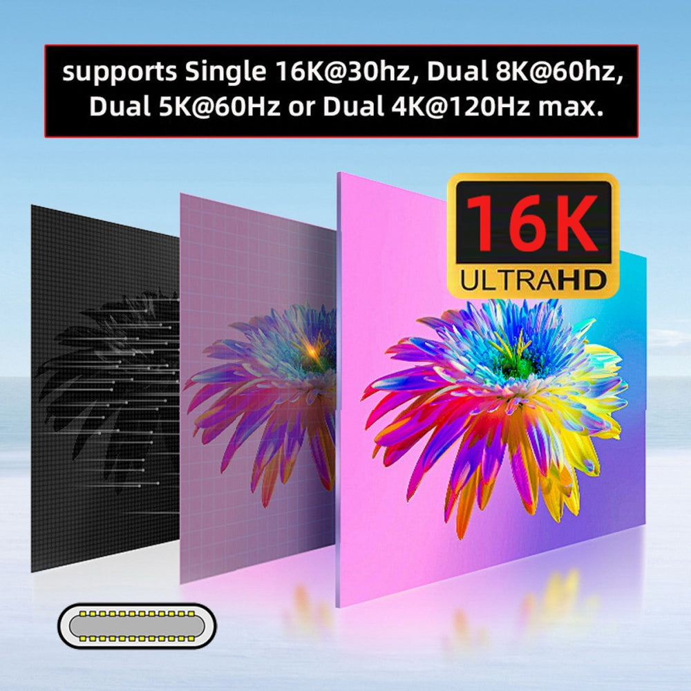 20cm USB5.0 80Gbps Flat Slim FPC Male to Male Extension Cable Dual Right Angled 90 Degree 240W 16K 8K 60Hz 5K Compatible with 40Gbps USB4.0 Thunderbolt3/4/5