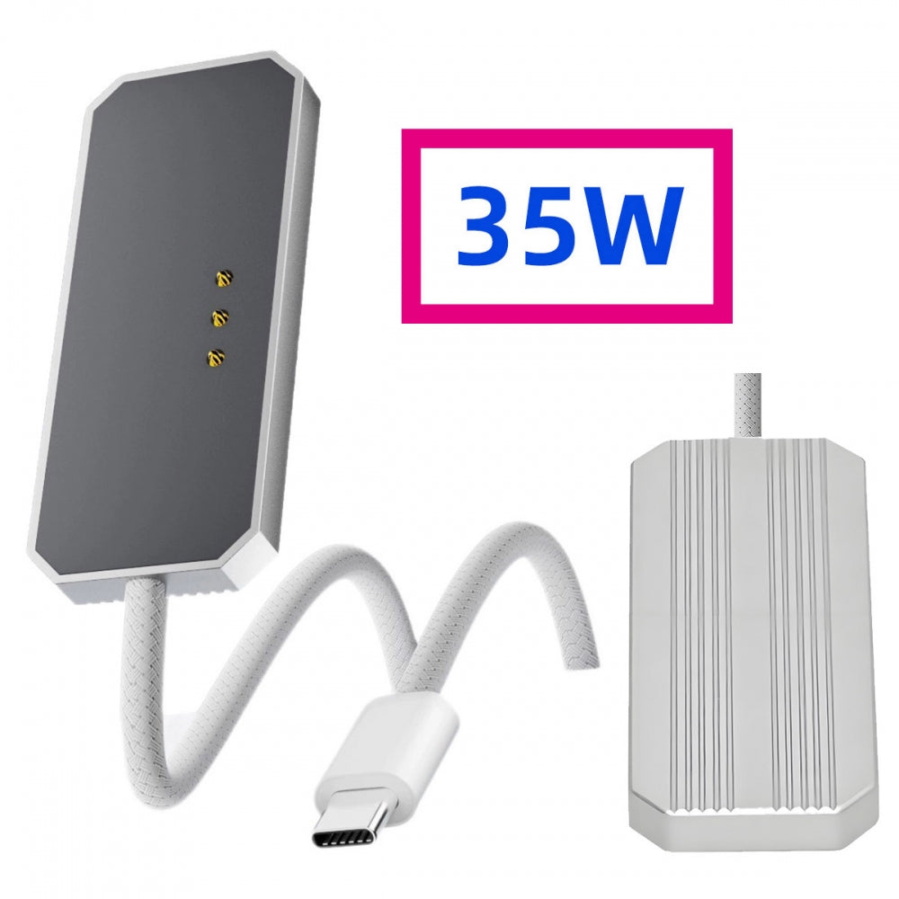 USB-C to Magnetic Charge Cable Compatible with iPad Pro 11 & 13 (M4 M5 2024-2025) 35W Fast Charging Smart Connector Alloy Wireless Charging 2-Meters