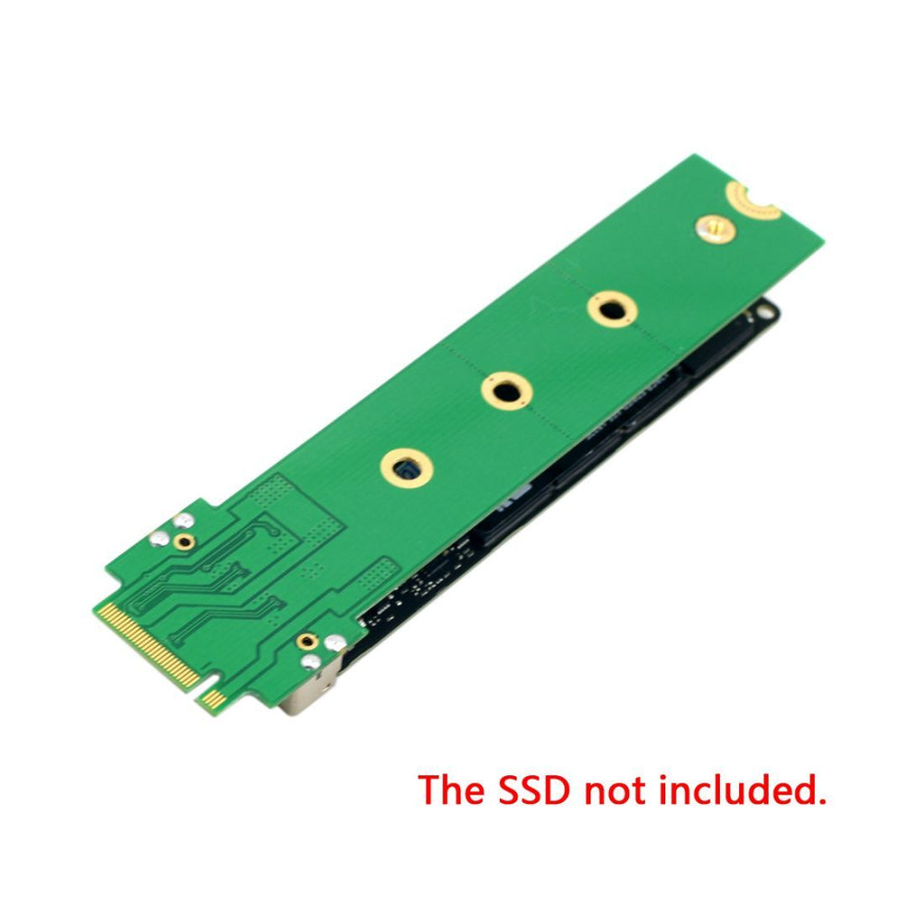 12+16Pin MAC SSD to Motherboard M.2 NVME NGFF M-Key Convert Adapter Card for 2013 2014 2015 A1493 A1502 A1465 A1466 MAC Pro Air SSD