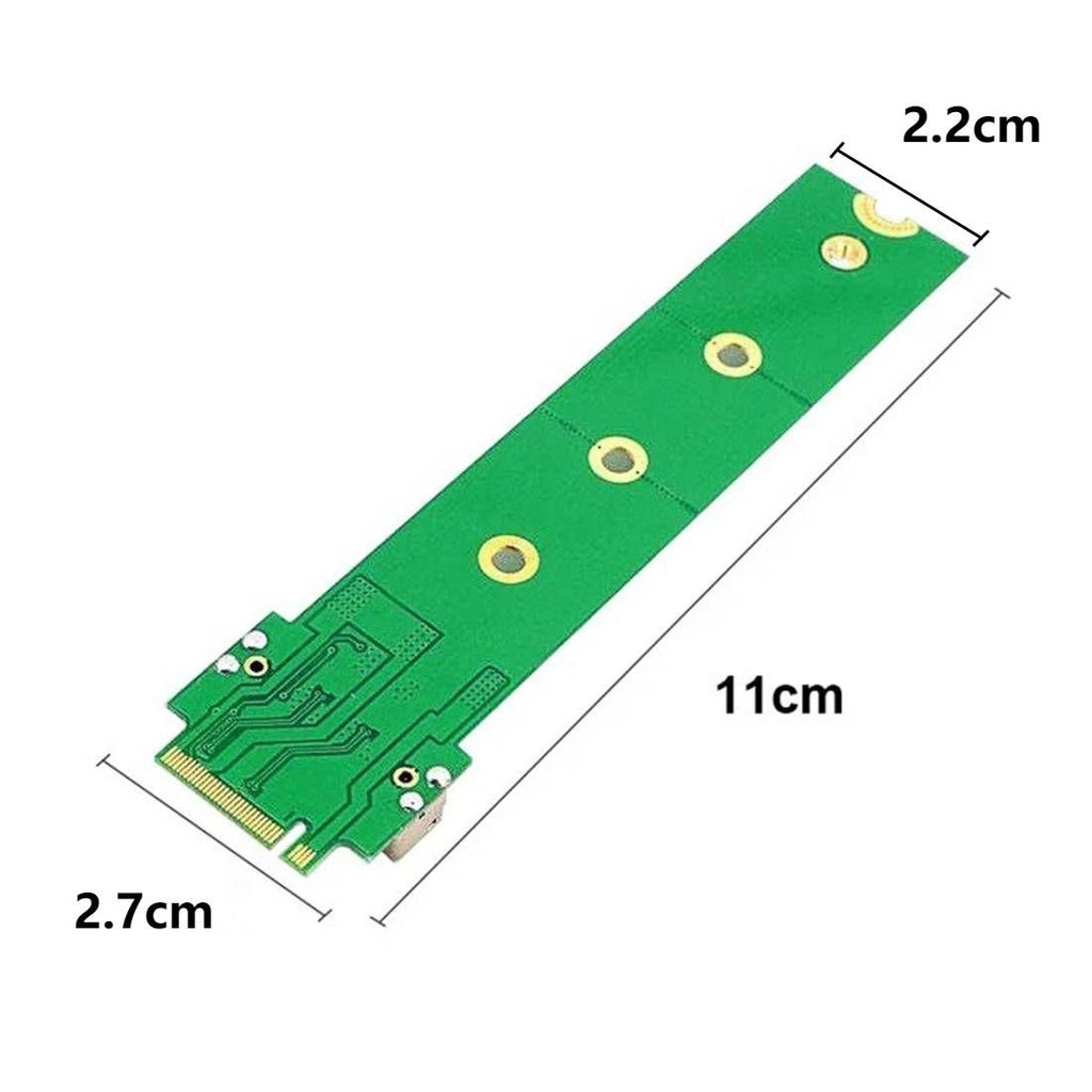 12+16Pin MAC SSD to Motherboard M.2 NVME NGFF M-Key Convert Adapter Card for 2013 2014 2015 A1493 A1502 A1465 A1466 MAC Pro Air SSD